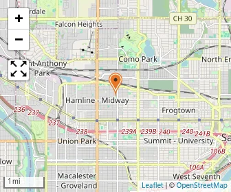 Map of Friends School Of Minnesota