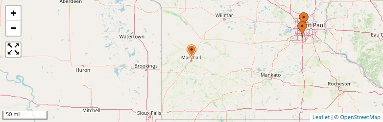 Related schools map