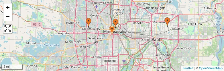 Related schools map