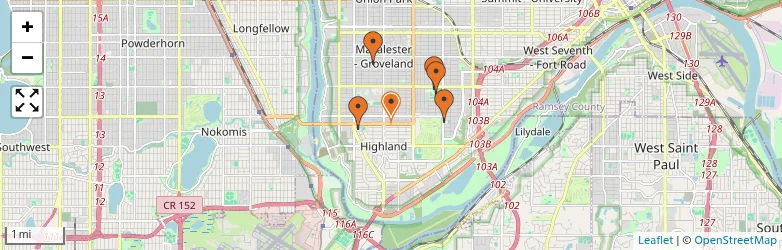 Related schools map