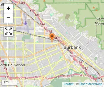 Map of Burbank Edu-care Preschool & Kindergarten