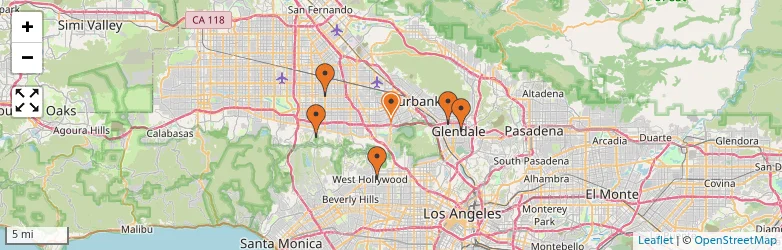 Related schools map