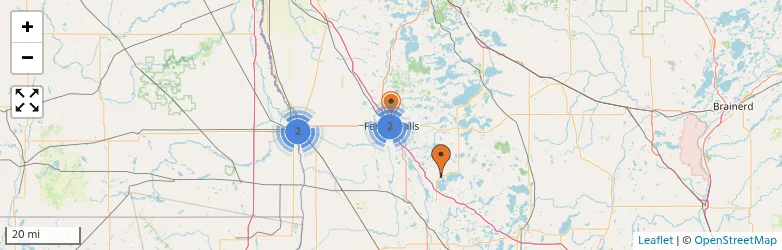 Related schools map