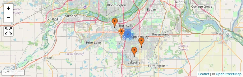 Related schools map