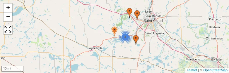 Related schools map