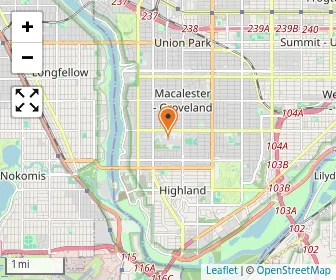 Map of St. Catherine University Early Childhood Center