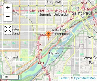 Map of St. Francis St.. James United School