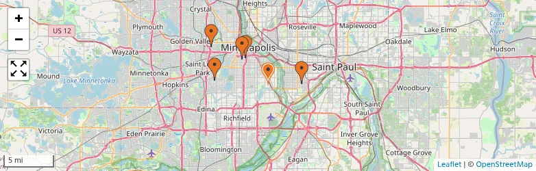 Related schools map