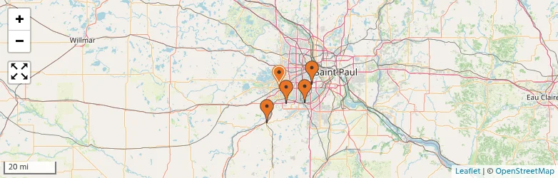 Related schools map