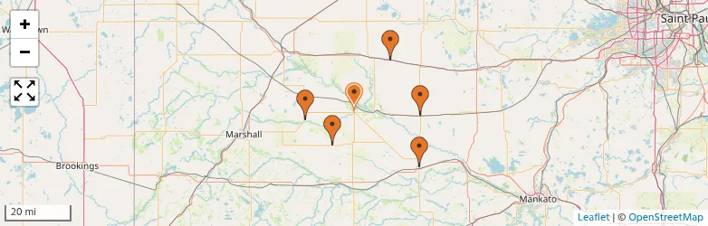Related schools map