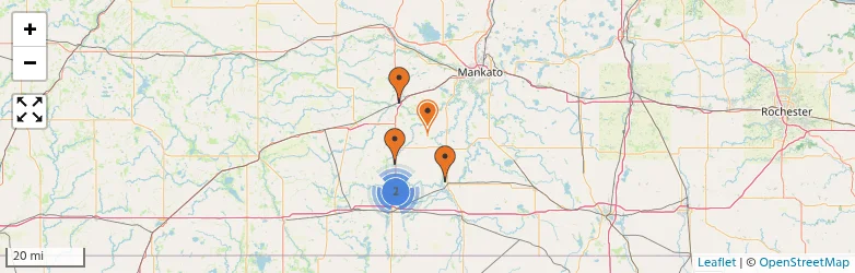 Related schools map