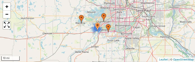 Related schools map