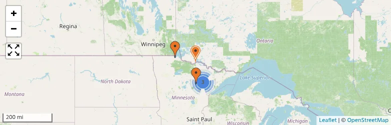 Related schools map
