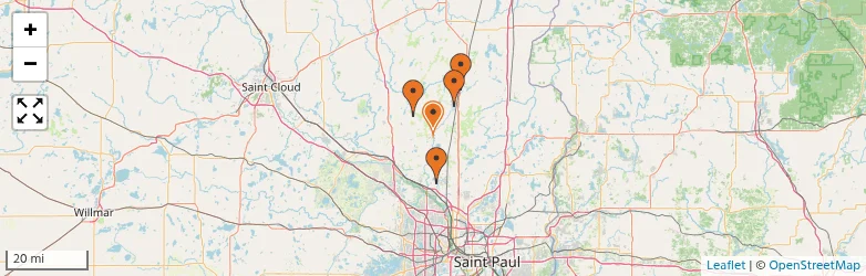 Related schools map