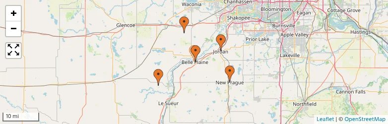 Related schools map