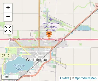 Map of Worthington Christian School