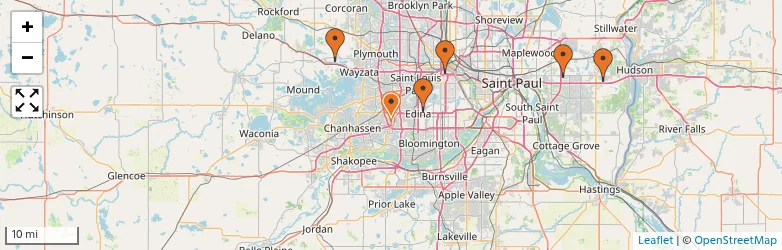 Related schools map