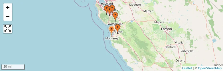 Related schools map