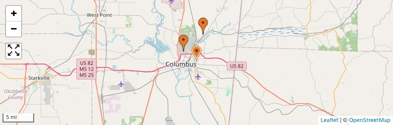 Related schools map