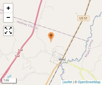 Map of East Holmes Academy