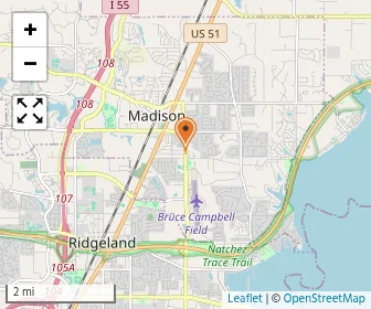 Map of Madison Ridgeland Academy