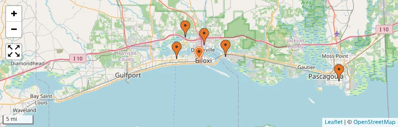 Related schools map
