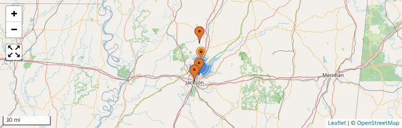 Related schools map