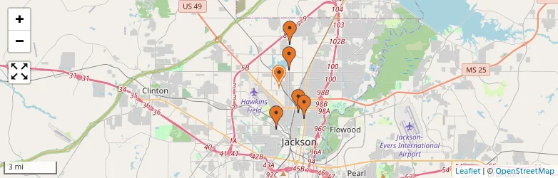 Related schools map
