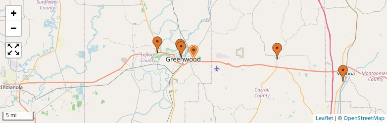Related schools map
