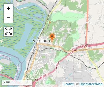 Map of Vicksburg Catholic School