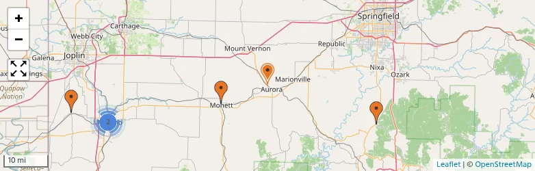 Related schools map