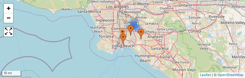 Related schools map