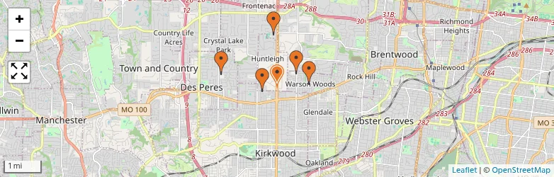 Related schools map