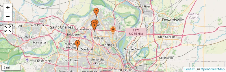 Related schools map