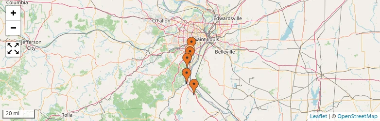 Related schools map