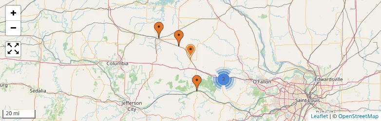 Related schools map