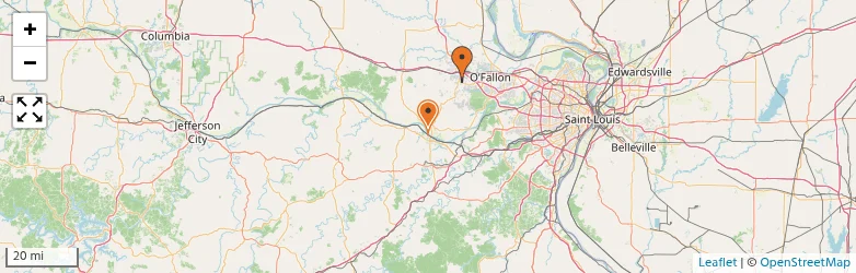 Related schools map