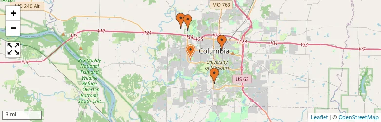 Related schools map