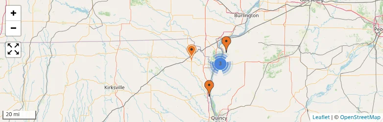 Related schools map