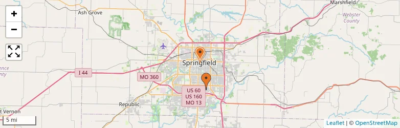 Related schools map