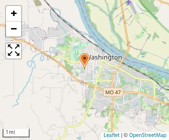Map of St. Francis Borgia High School