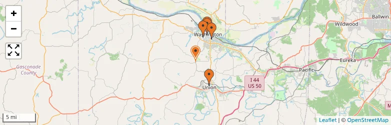 Related schools map