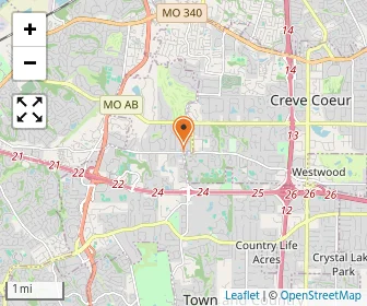Map of Saint Louis Priory School