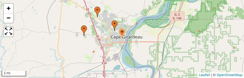 Related schools map
