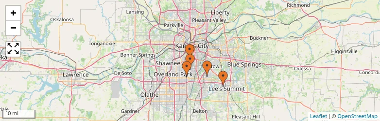 Related schools map