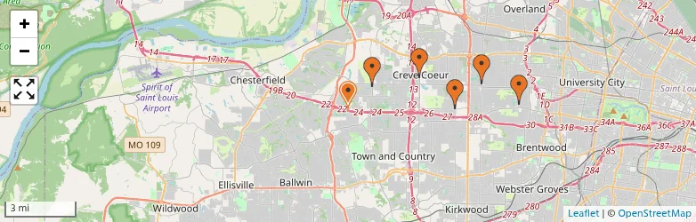 Related schools map