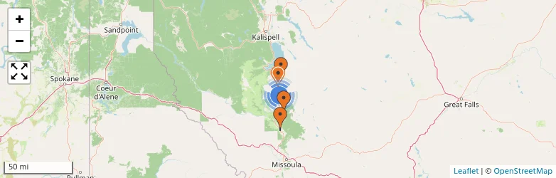 Related schools map