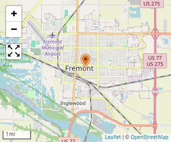 Map of Bergan Catholic Middle School/High School