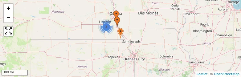 Related schools map