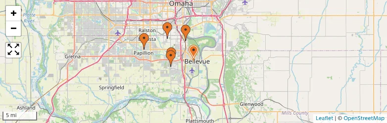 Related schools map